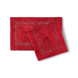 Brillaire Bathroom Set Red Mat 50x80cm / Pedestal 50x40cm