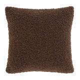 So Soft Velvet Bouclé Cushion Chocolate