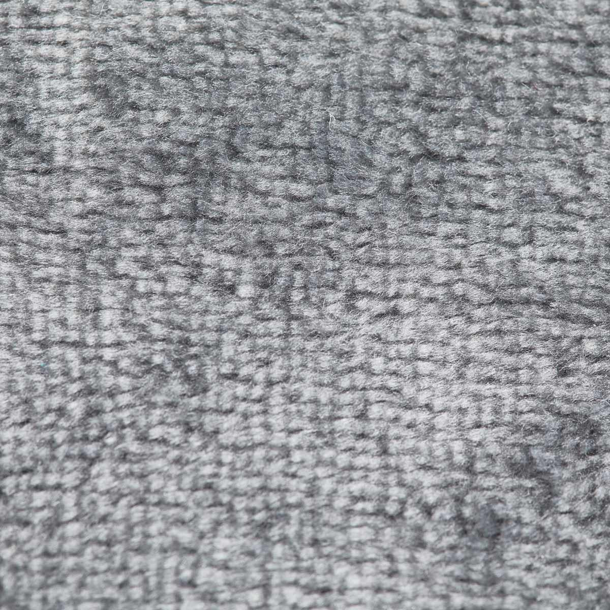 Snug Flannel Fleece Blanket  Super Soft Throw in Silver