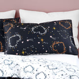 Cosmic Hearts & Stars Duvet Cover Set