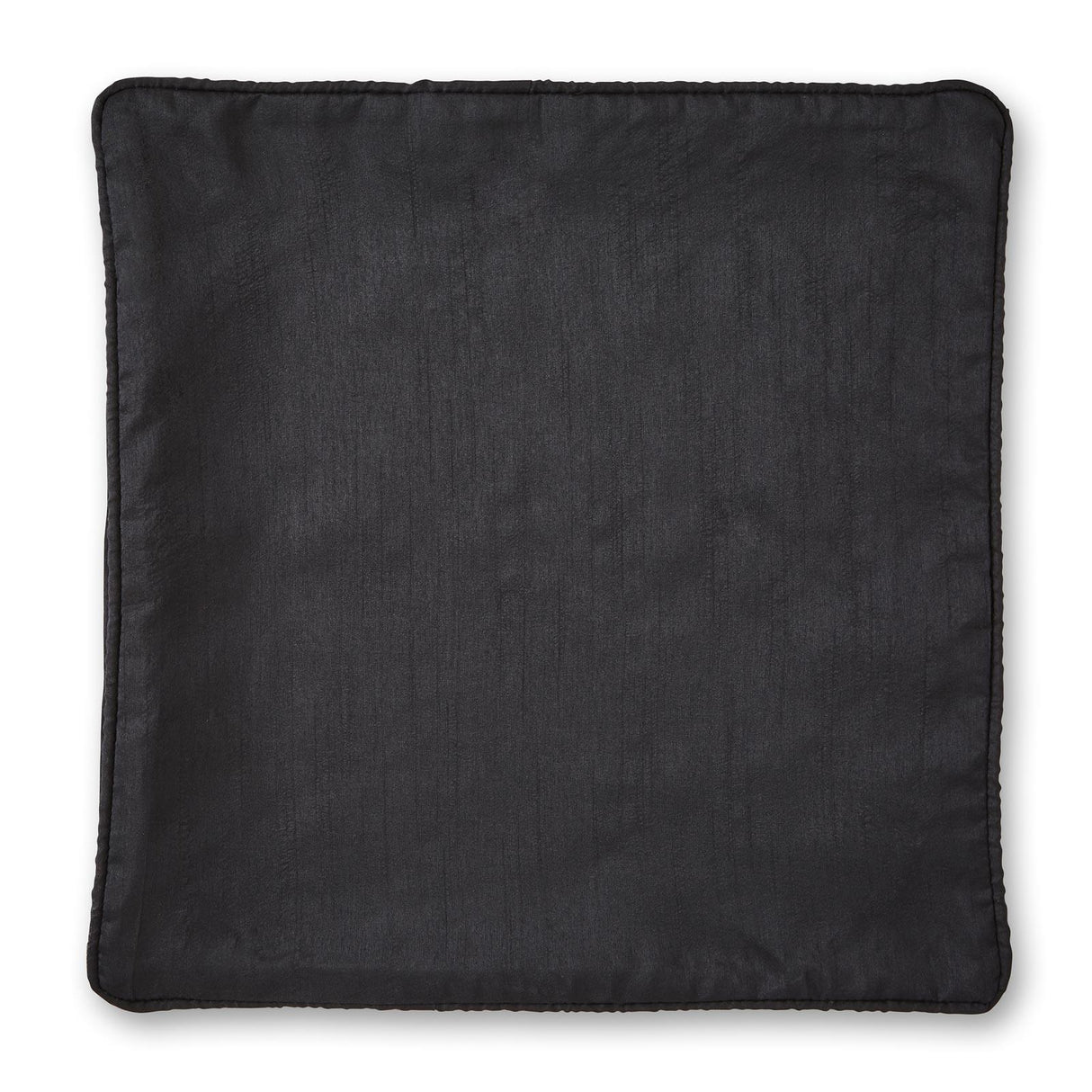 Faux Silk Cushion Cover Black