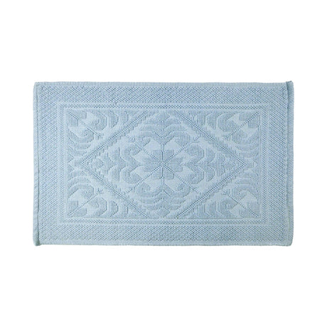 Country House Jacquard Bath Mat Duck Egg Bath Mat Allure   