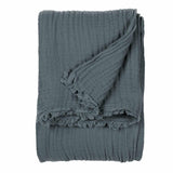 Lark Muslin Cotton Oversized Throw Dusk