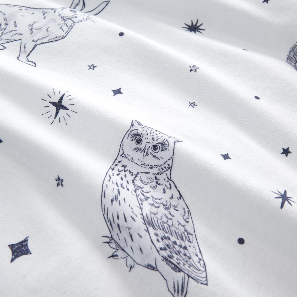 Brushed Starlight Animals Duvet Cover Set