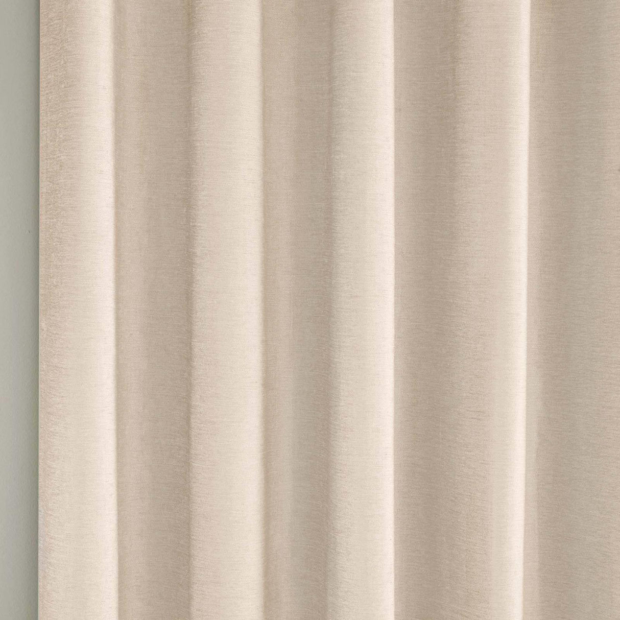 Savoy Chenille Blackout Eyelet Door Curtain Cream