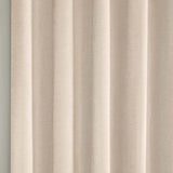 Savoy Chenille Blackout Eyelet Door Curtain Cream