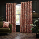 Bengal Jungle Eyelet Curtains Amber