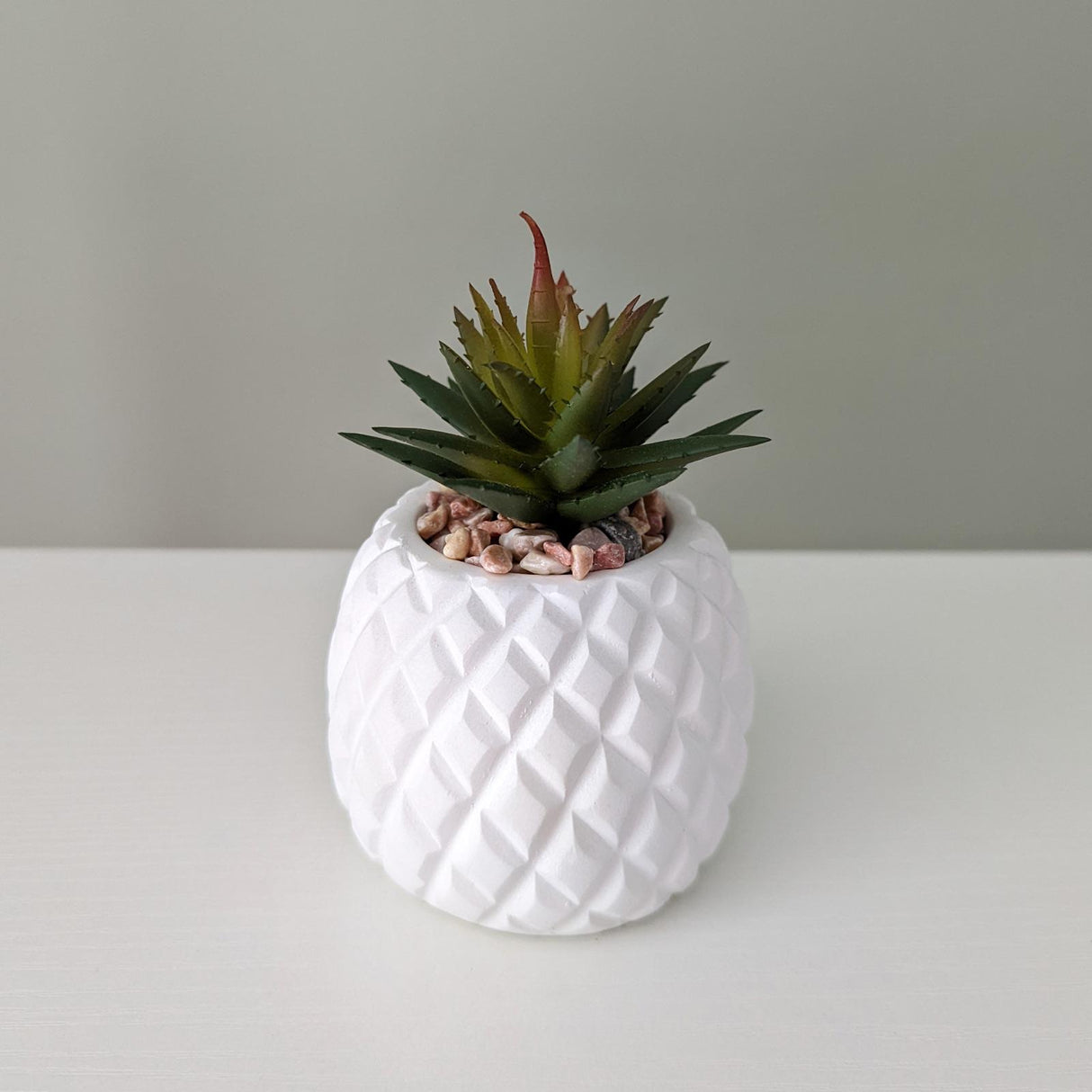 Artificial Succulent in Pineapple Pot