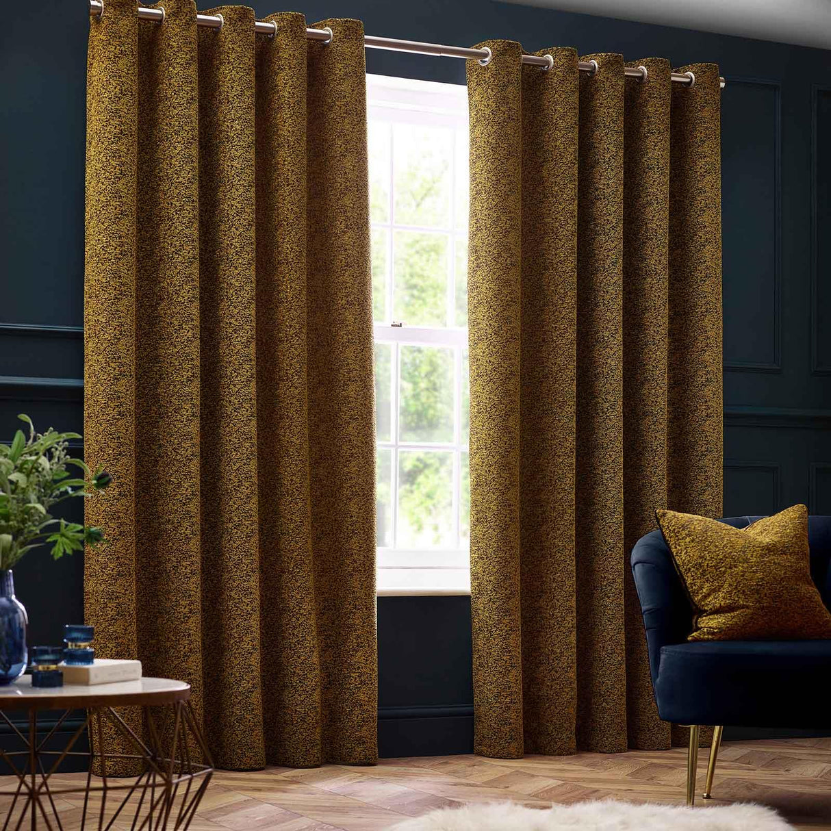 Galaxy Room Darkening Eyelet Curtains