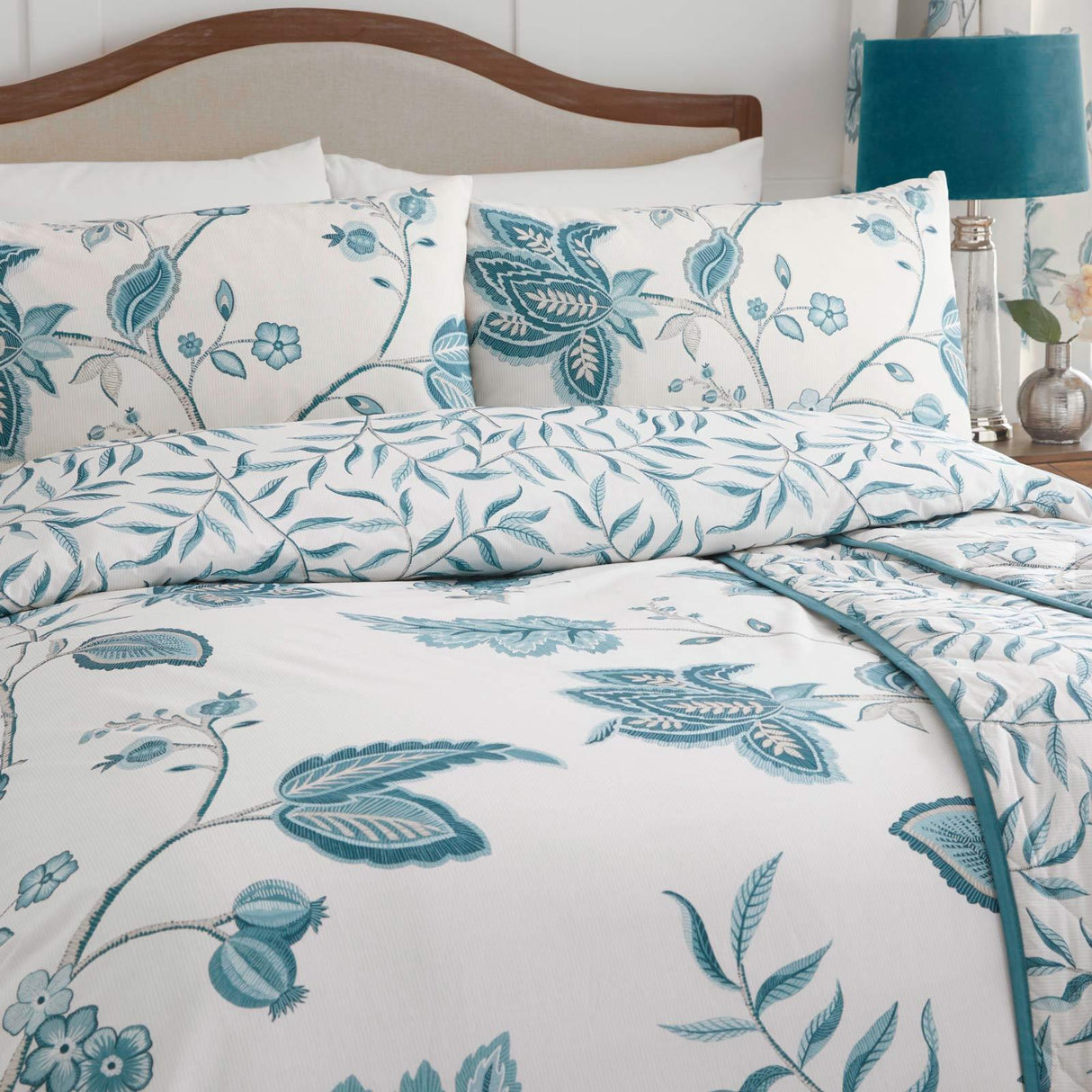 Samira Duvet Cover Set Teal