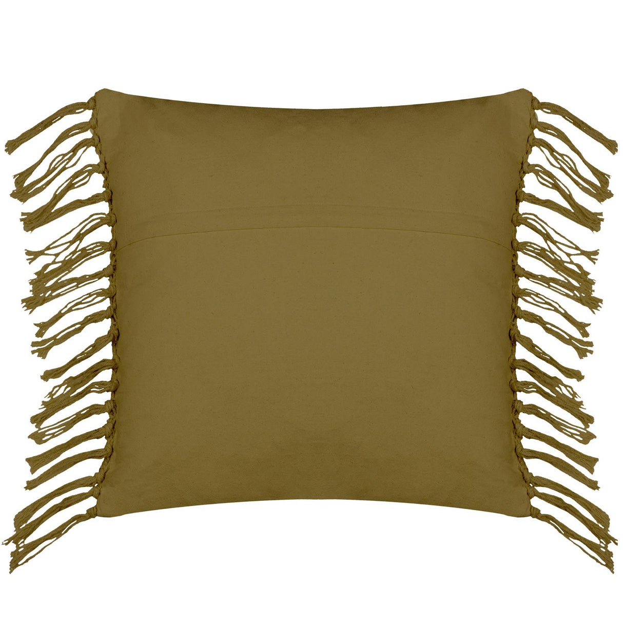 Nimble Fringed Cotton Cushion Cover 18" x 18" (45cm x 45cm)