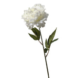 Artificial Peony Flower Stem Cream