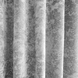 Crushed Velvet Lined Eyelet Curtains