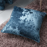 Crushed Velvet Cushion Teal