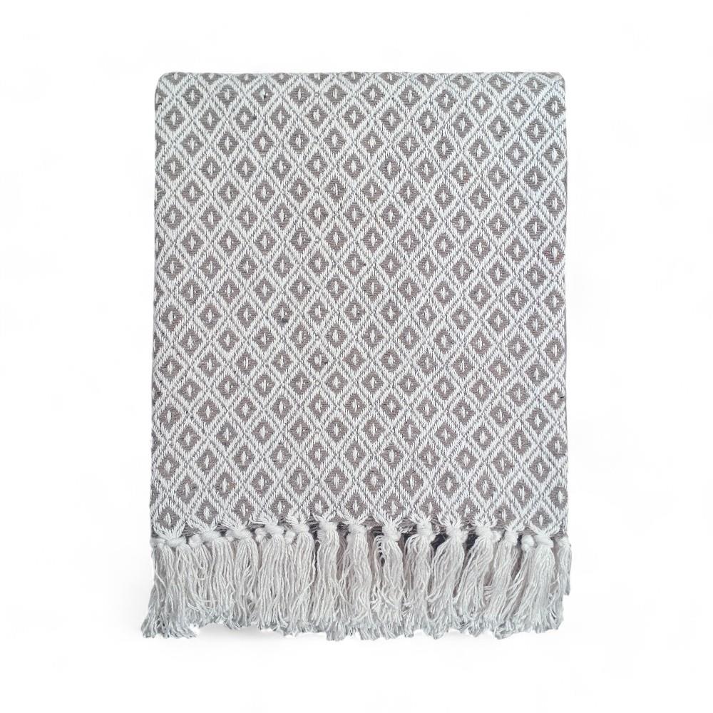 Eden Recycled Cotton Throw Natural