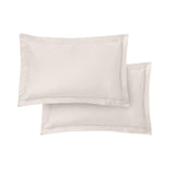 400TC Cotton Sateen Oxford Pillowcases Oyster