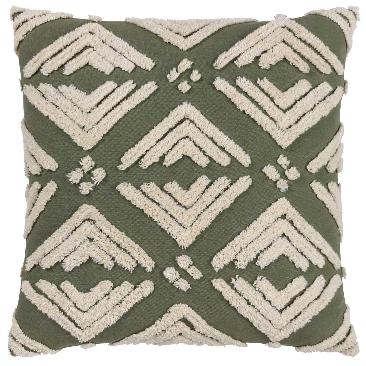 Taya Cotton Tufted Cushion Cover 20" x 20" (50cm x 50cm)