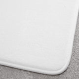 Anti-Bacterial Memory Foam Bath Mat White