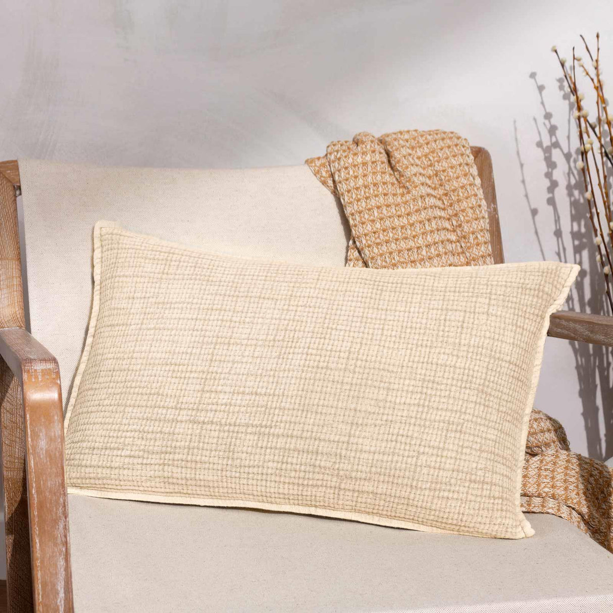 Ribble Cushion Cover Natural