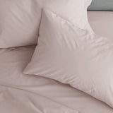 Easy-Iron Percale Pillowcase Pair Blush