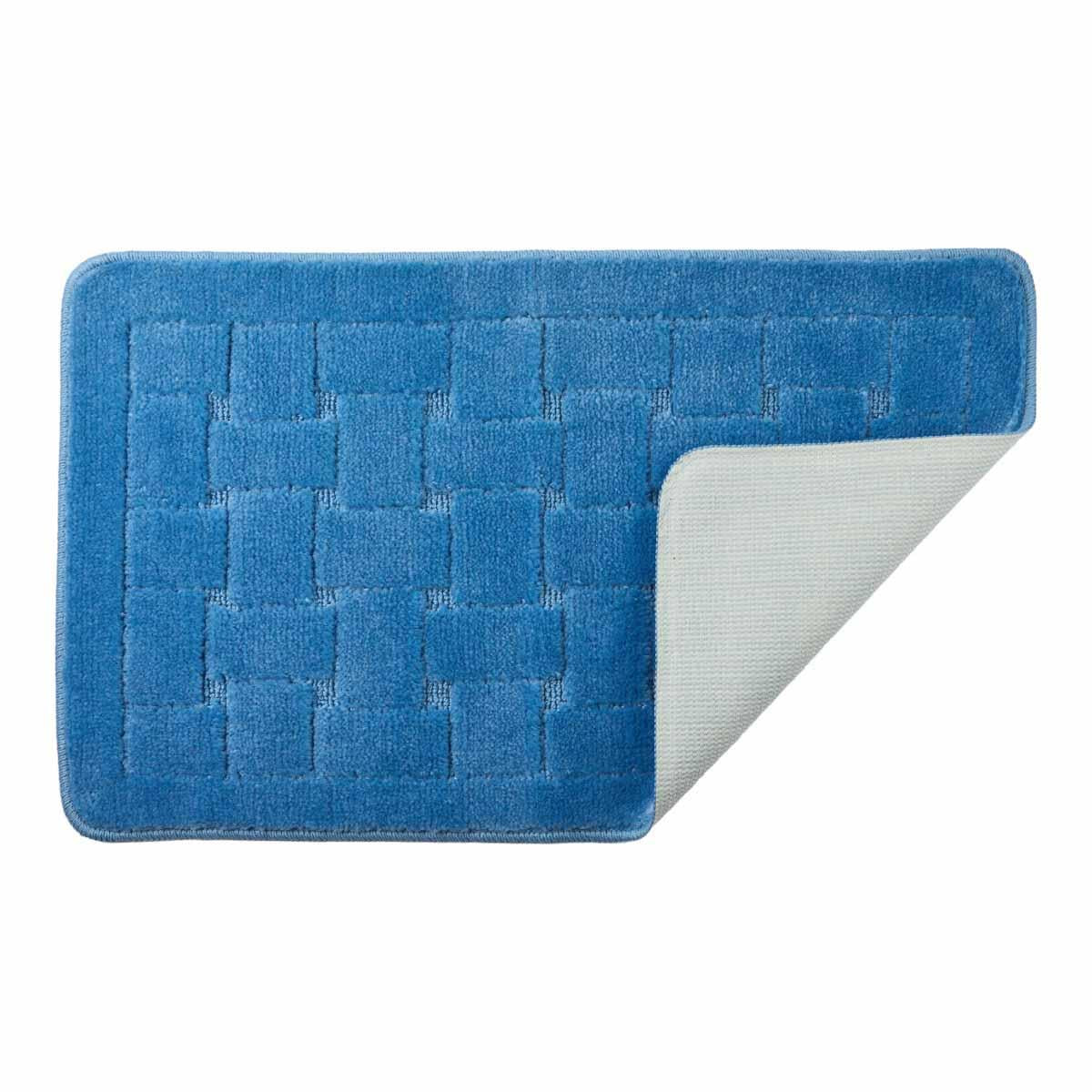 Orkney Bath Mat Blue 45x75cm