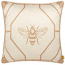 Bee Deco Geometric Cushion Cover 17" x 17" (43cm x 43cm)