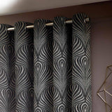 Gatsby Jacquard Lined Eyelet Curtains