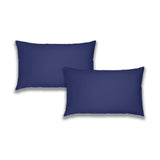 200TC Cotton Percale Pillowcases Navy