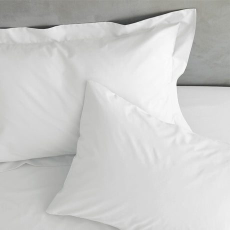 Easy Iron Percale Oxford Pillowcase Pair White