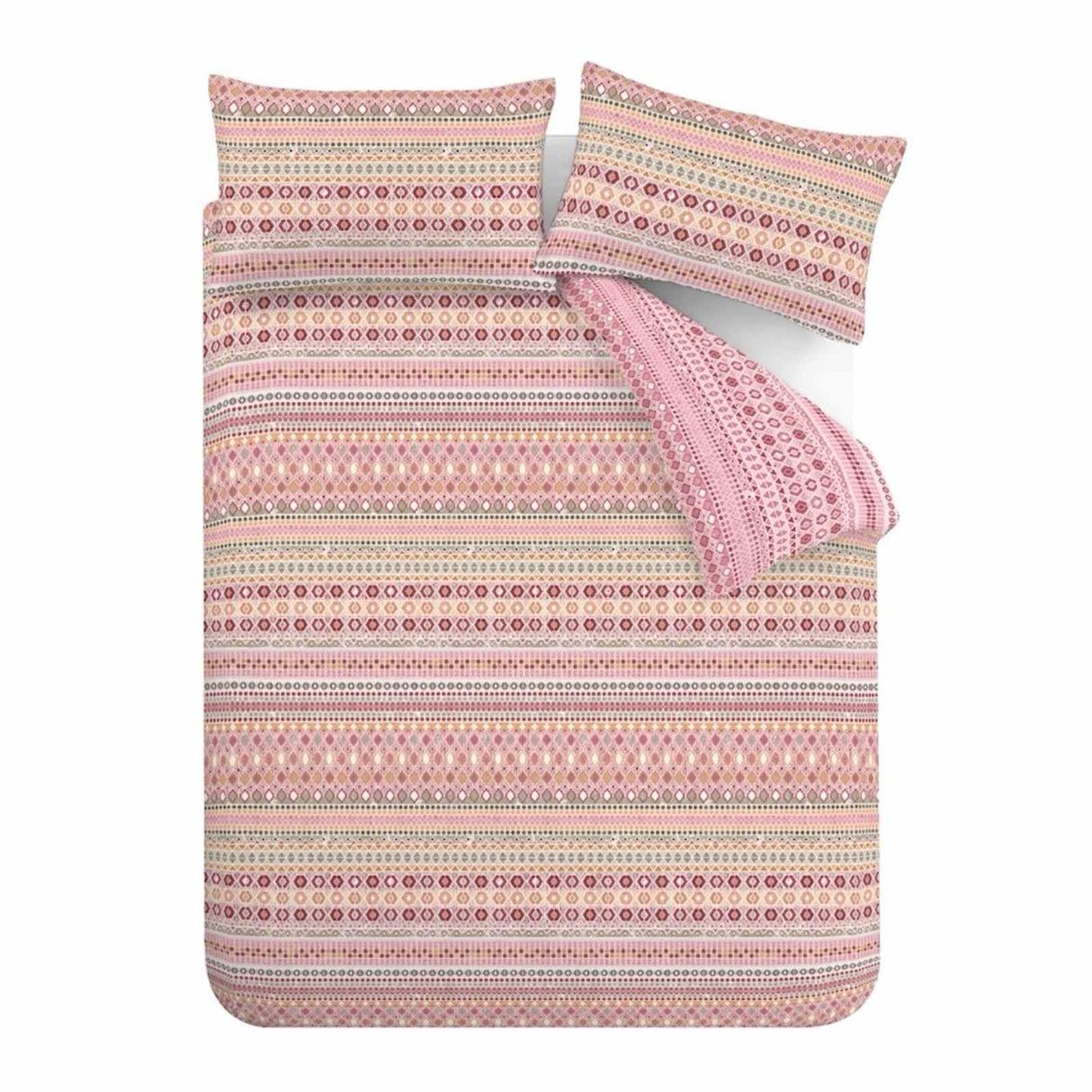 Brushed Fairisle Duvet Cover Set