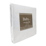 Jersey Cotton Fitted Sheet White