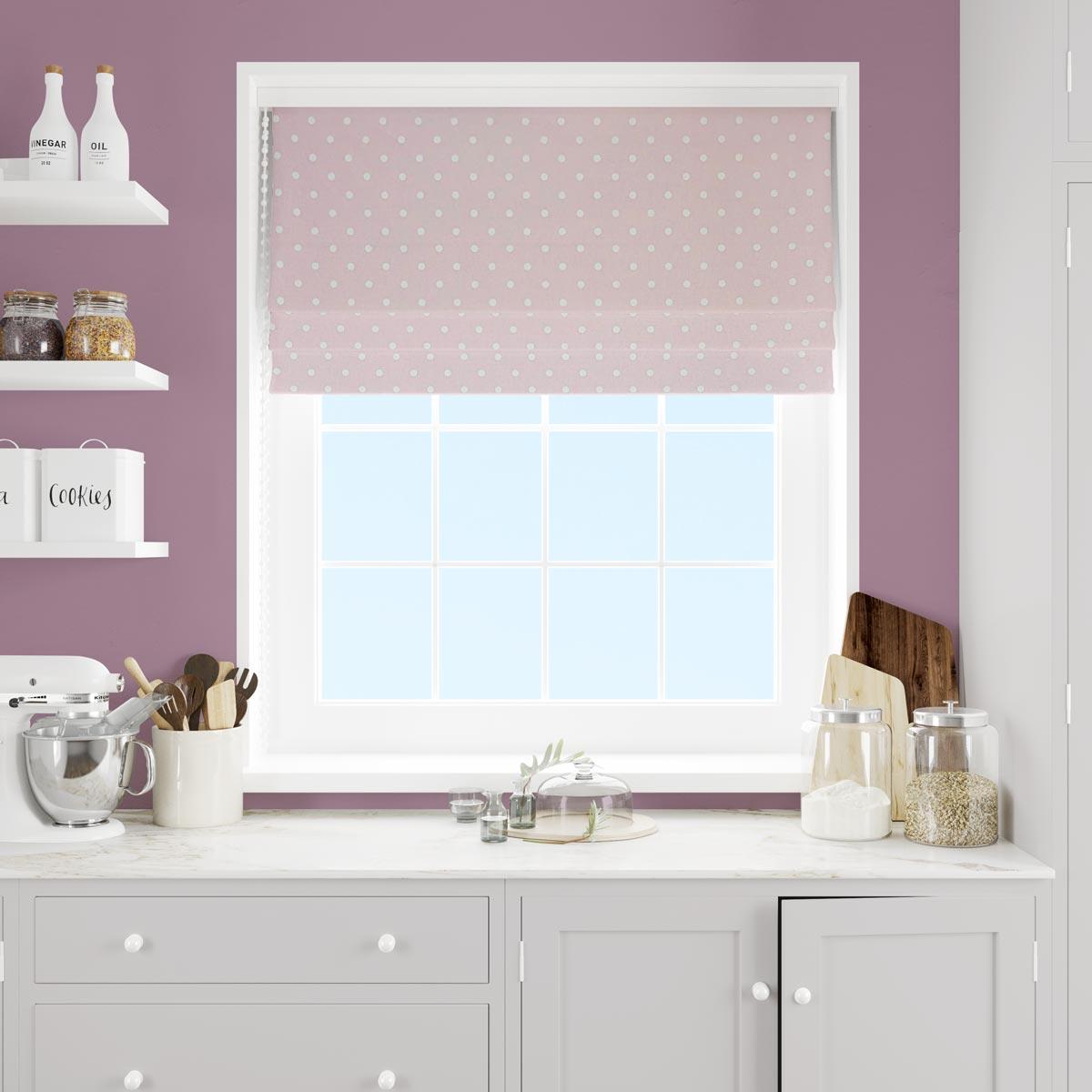 Full Stop Candy Made To Measure Roman Blind