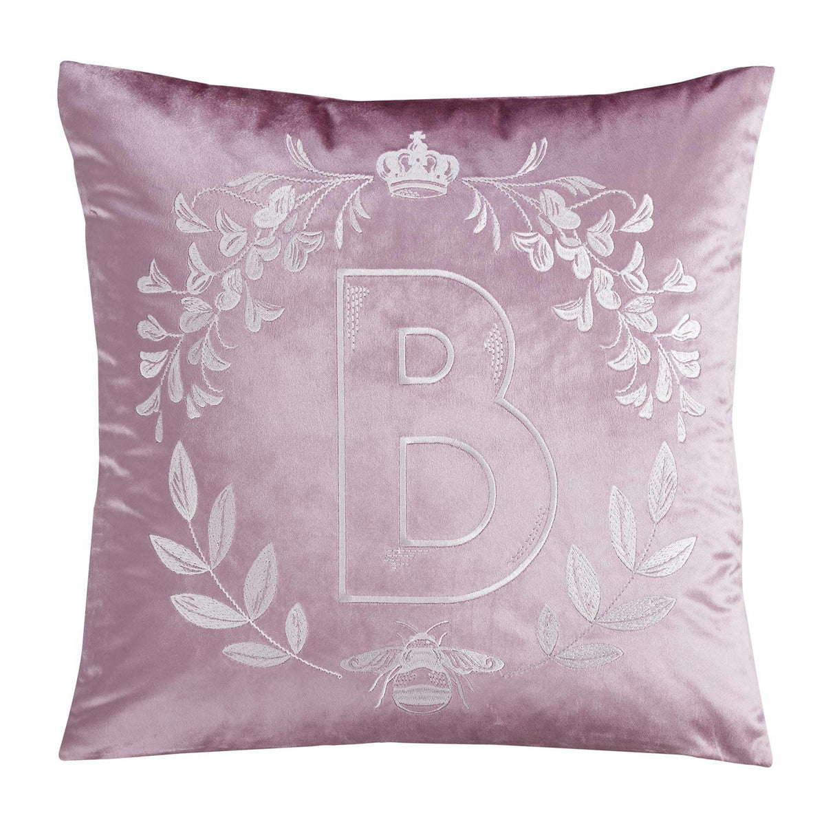 Bridgerton Regency Crown Cushion Lilac