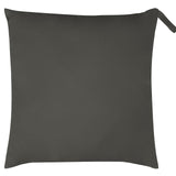 Plain Large Outdoor Floor Cushion Grey