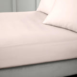 400TC Cotton Sateen Fitted Sheet Blush