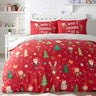 Elf & Santa Duvet Cover Set