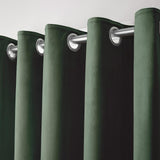 Montrose Blackout Eyelet Curtains Bottle Green