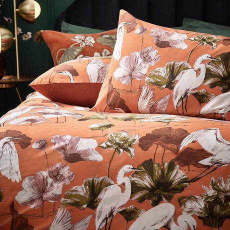 Kushiro Coral Duvet Cover Set