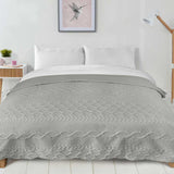 Aran Textured Bedspread Set