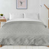 Aran Textured Bedspread Set