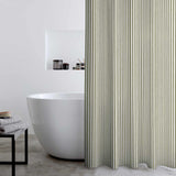 Timeless Stripe Shower Curtain Green