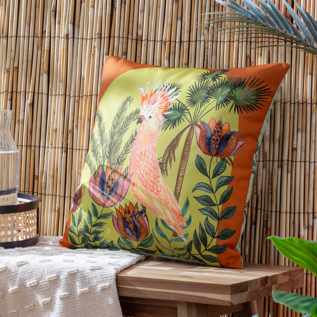 Cockatoo Outdoor Cushion Cover