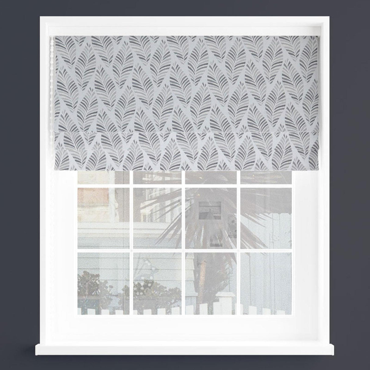 Metz Grey Made To Measure Roman Blind