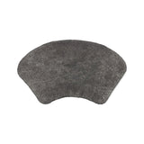 Curved Shower Mat Charcoal