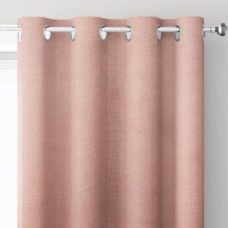 Ambiance Thermal Blackout Eyelet Curtains Blush Pink Eyelet Curtains Emma Barclay   