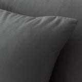 180TC Egyptian Cotton Pillowcases Charcoal