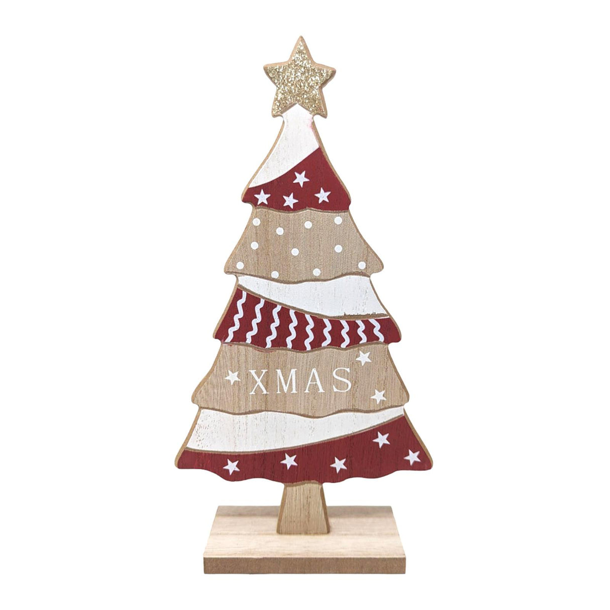 Wooden Xmas Tree Decoration