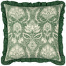 Kirkton Floral Pleat Fringe Cushion Cover 20" x 20" (50cm x 50cm)