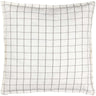 Linen Grid Check Cushion Cover