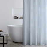 Timeless Stripe Shower Curtain Blue